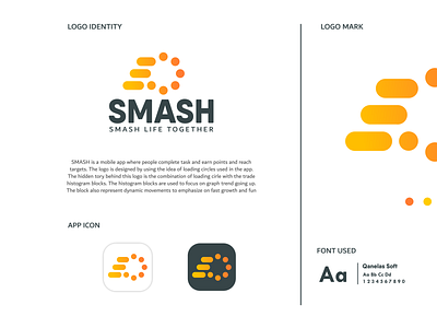 Smash Logo Design abstract app brand identity branding business company design gradient graphic design illustration logo design logo mark minimal modern modern logo symbol technology trend