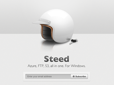 Steed is coming soon .net azure ftp helmet landing page metro s3 sftp steed subscribe windows