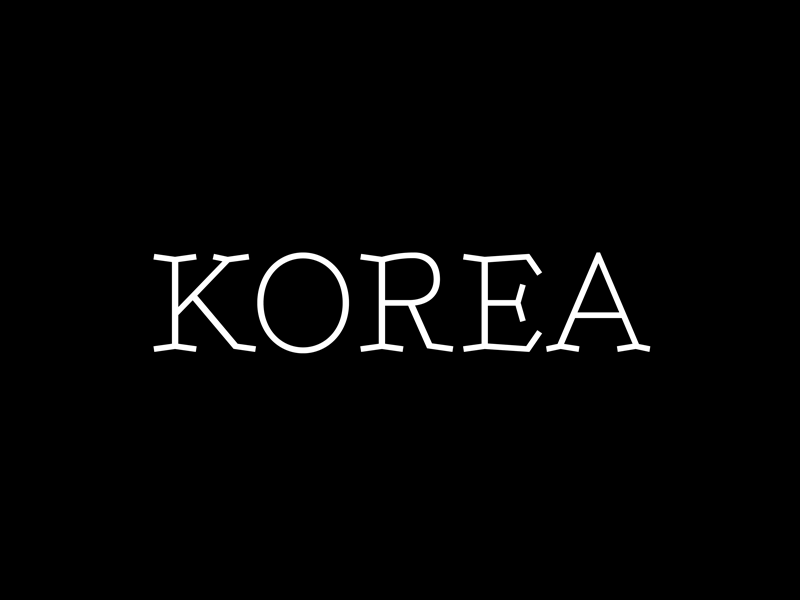 Pont Max animation black and white font interpolation korea motion olympics roman serif type typeface typography