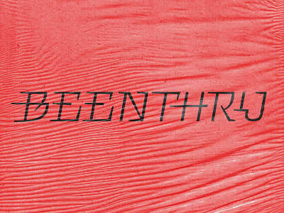 beenthru custom type branding custom font illustration logo music print type typography vector