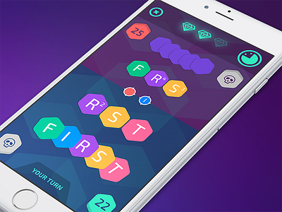 F1RST app cards design game gameplay ios iphone ui ux