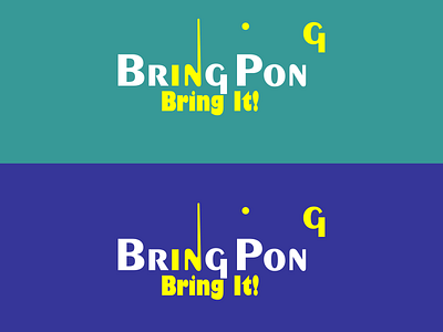 Portable ping pong logo design adobe illustrator clean design custom custom lettering custom logo design drawings vector design vector illustration