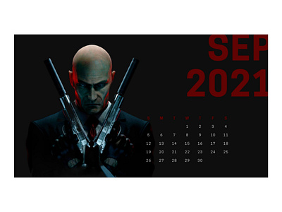 Hitman calendar design gaming hitman illustration pcmr