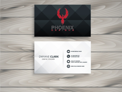 Business card graphic design