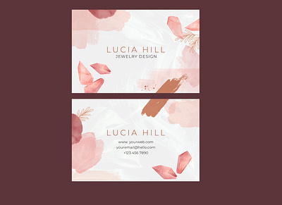 Business card graphic design