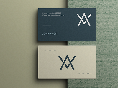 Business card graphic design