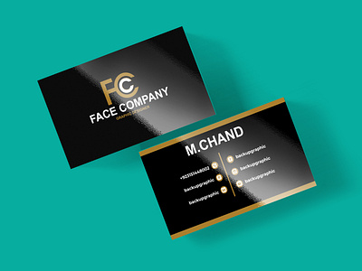 Face Company Business Card PSD Free Download