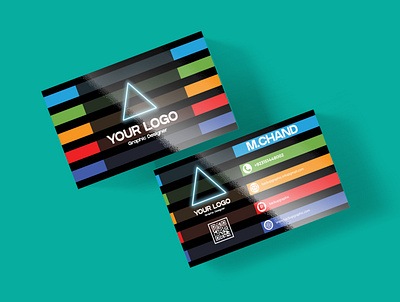 Colorfull Business Card Design Free PSD Files Download back backup backupgraphic businesscard businesscarddesign businesscards chand freepsd graphic up