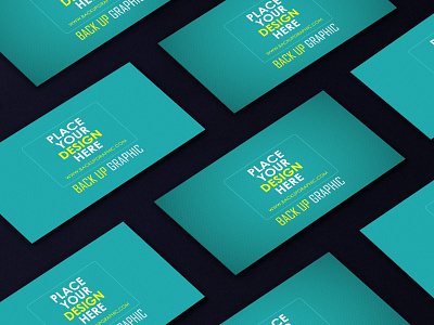 Business Card Grid Mockup Free Download