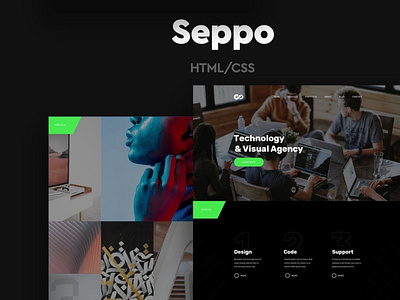 Seppo - Corporate One Page HTML Template Free Download