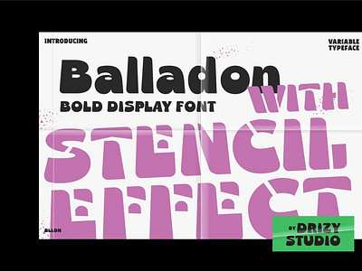 Balladon Display Font