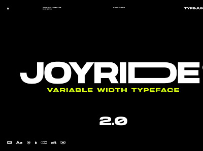 Joyride Extended Typeface back backup backupgraphic branding chand design font typeface webfont