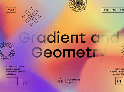 Gradient and Geometry Backgrounds back background backgrounds backup backupgraphic branding bright chand design dreamy gradient gradients illustrator mesh meshed photoshop shape unicorn vivid warm