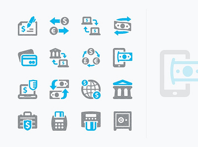 Personal & Business Finance Icons Set 3 - Sympa atm back backup backupgraphic bank branding business cash chand currency finance funds income investment money payment profit protection transaction transfer