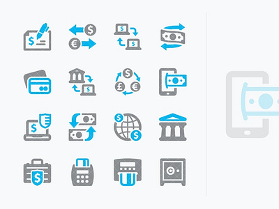 Personal & Business Finance Icons Set 3 - Sympa