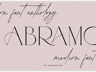 ABRAMO Modern Font Duo