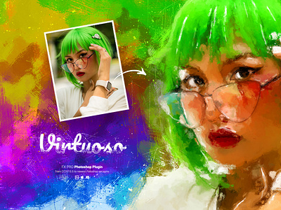Real Painting - Virtuoso - Photoshop Plugin aquarelle artistic backupgraphic cartoon colorful digitalart draw drawing paint painting realpaint realpainting sketch vintage watercolor