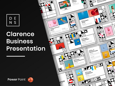 Clarence – Pattern PowerPoint agency business clean colorful company corporate creative modern photography pitchdeck portfolio simple startup studio unique