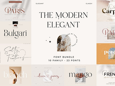 Modern Elegant Font Bundle