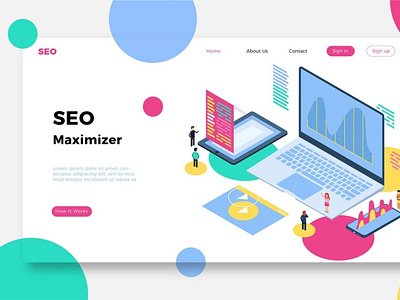 SEO Maximizer - Banner & Landing Page