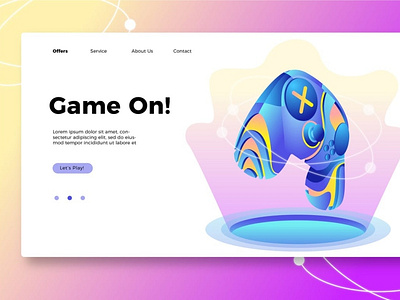 Game On - Banner & Landing Page