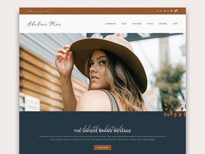 Adeline - Feminine WordPress Theme