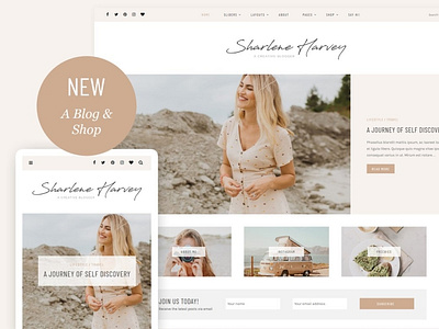 Sharlene - A Personal Blog Theme