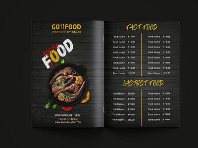 Restaurants Brochures Design Free Download 3d animation back backup backupgraphic branding chand design graphic design illustration logo motion graphics ui vector