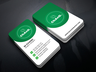 Green Business Card Design Free Download