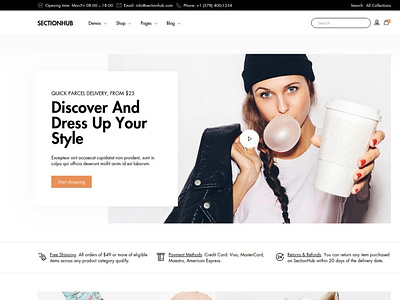 SectionHub - Clean Shopify Theme