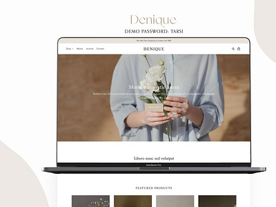 Denique - Minimalistic Shopify Theme