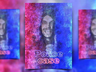 Police Case Poster Design PSD