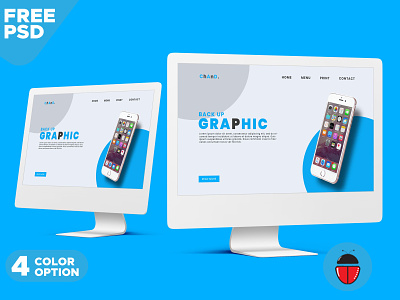 Phone Shop Landing Page Design In Photoshop Free Download