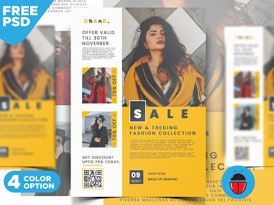 Creative Fashion Flyer Template Design in Photoshop bakupgraphic beauty boutique catwalk chand clothing collection fashion flyer freepsd luxurious model photoshoot poster psd show style stylish templatepsd woman