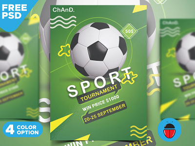 Sports Event Flyer Design Template PSD backupgraphic basketball championship chand cup event football goal match poster psdtemplate soccer special sport street supersunday team templatepsd tuornament webpsdstore