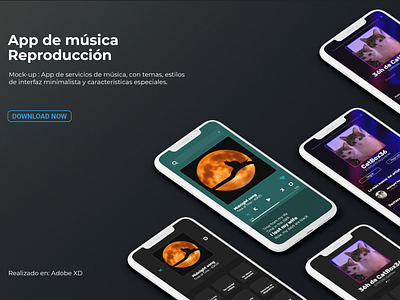 Mockup App de Música: Reproducción