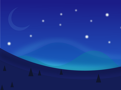 Illustration: Night design illustration vector