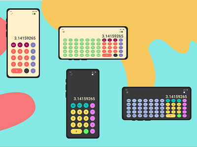 004 - Calculator app behance dailyui dailyuichallenge design ui ui design