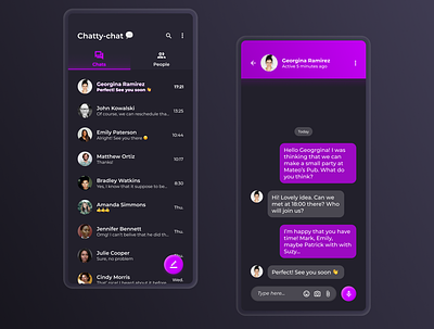 Messaging App 💬 design moblie app ui uidesign