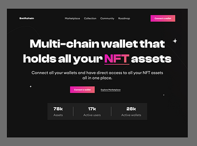 Swiftchain design nft ui ux web3