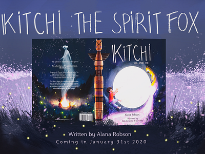 Kitchi: The Spirit Fox Book Cover Mock Up