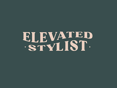 Elevated Stylist Re-Branding brand design brand designer brand identity branding design design inspiration designer graphic design logo logo design re branding typography