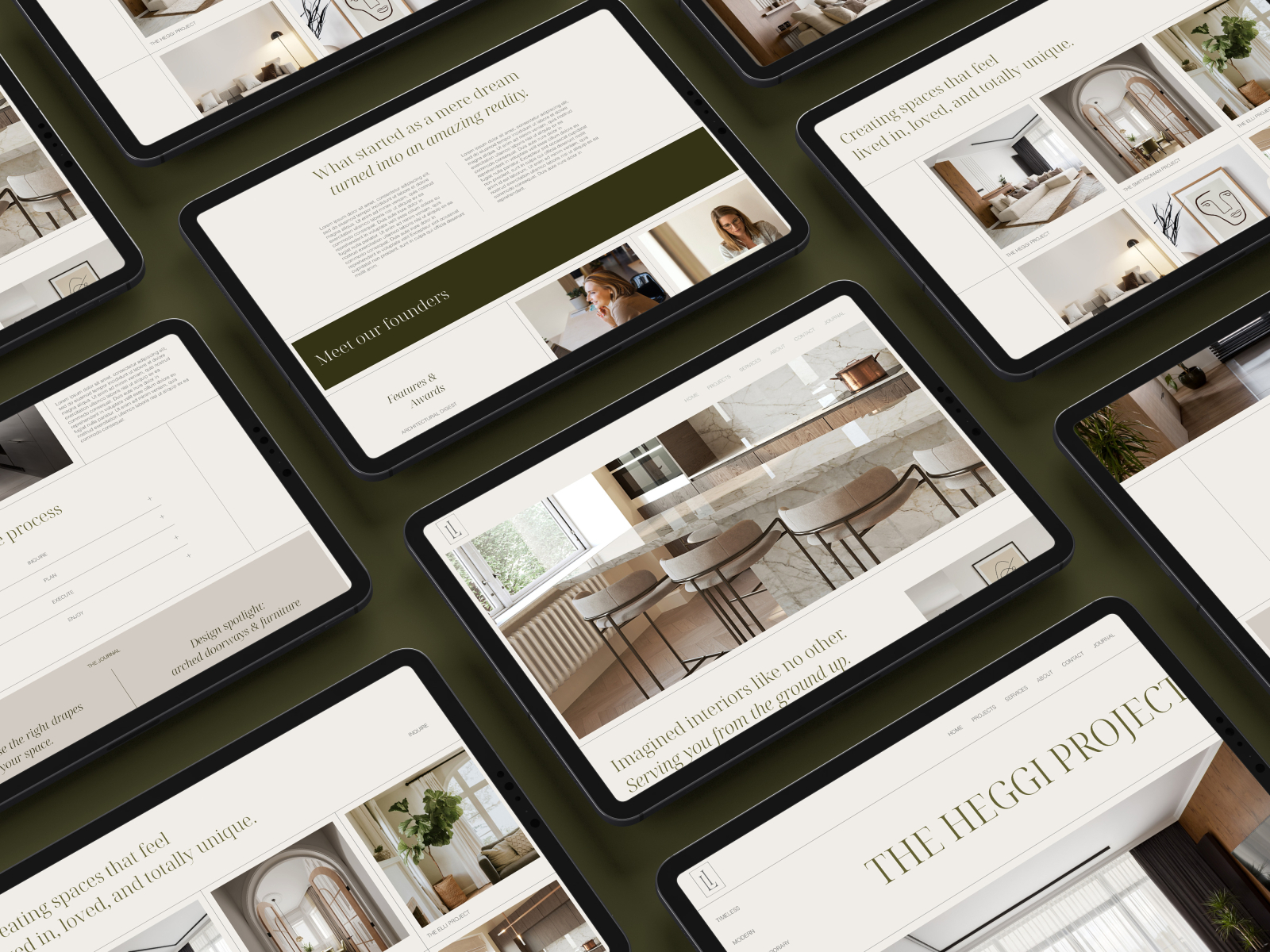 Website Template Design by Sabrina | Saint Street Creative on Dribbble