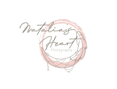 Natalia's Heart Photography - Independent Logo business card business card design design illustration logo