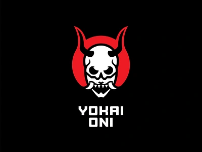 Yokai Oni adobe illustrator adobe photoshop anime branding clothing graphic design icon japanese logo