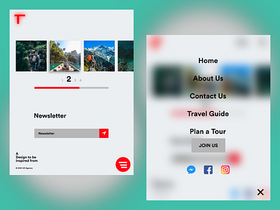 Travel agency Tablet/iPad View design front end development frontend frontend design illustration interaction design interface ui uidesign uiux uiux design uiuxdesign ux uxdesign web design