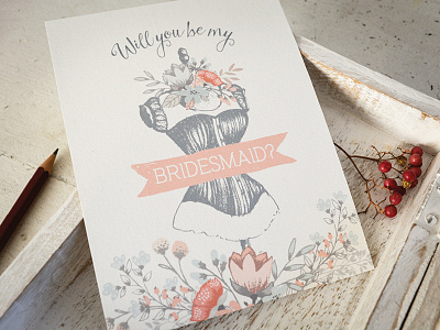 Wedding card design using one of my products