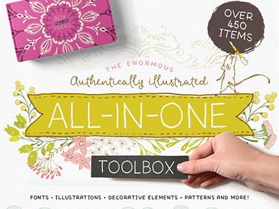 The Authentically Illustrated All-in-One Toolbox design resources digital art graphic art illustration