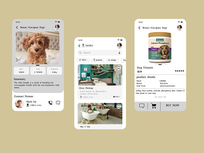 Pet Care App android app android app design android design app application design illustration pet pet care petshop petstore