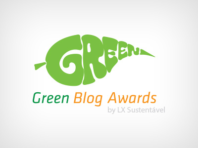 Green Blog Awards awards leaf logo purposal